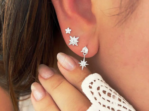 Dicas de Como Usar Trio de Brincos para um Look Incrível